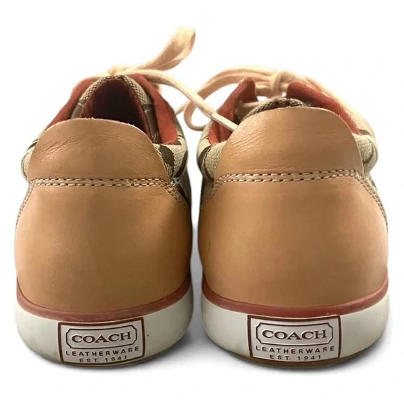 Coach Barrett Sneakers in Khaki/Natural Size 7.5 - Picture 5 of 9